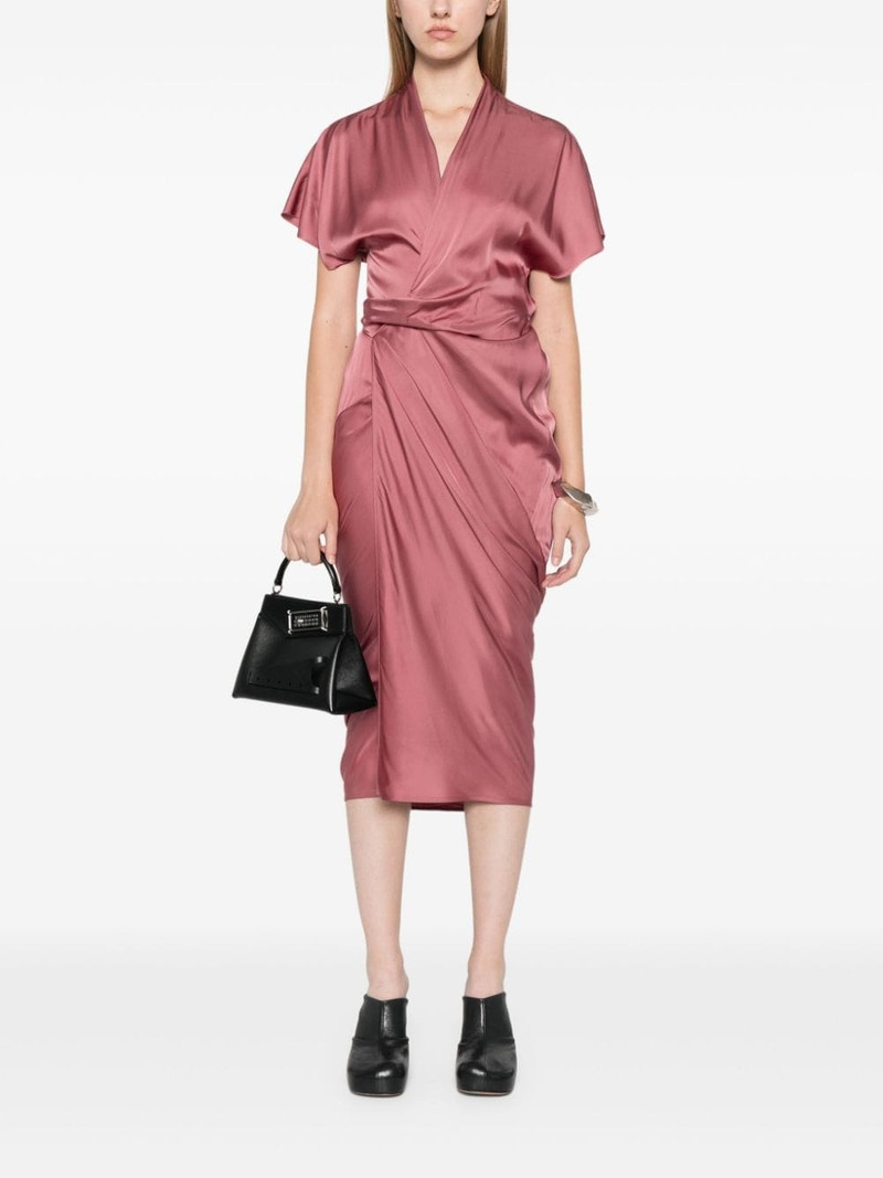 Rick Owens wrap maxi dress outlook