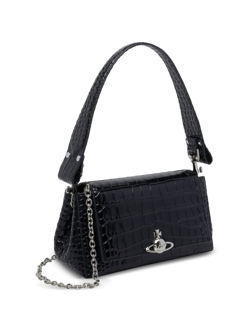 medium Hazel logo-plaque shoulder bag 3