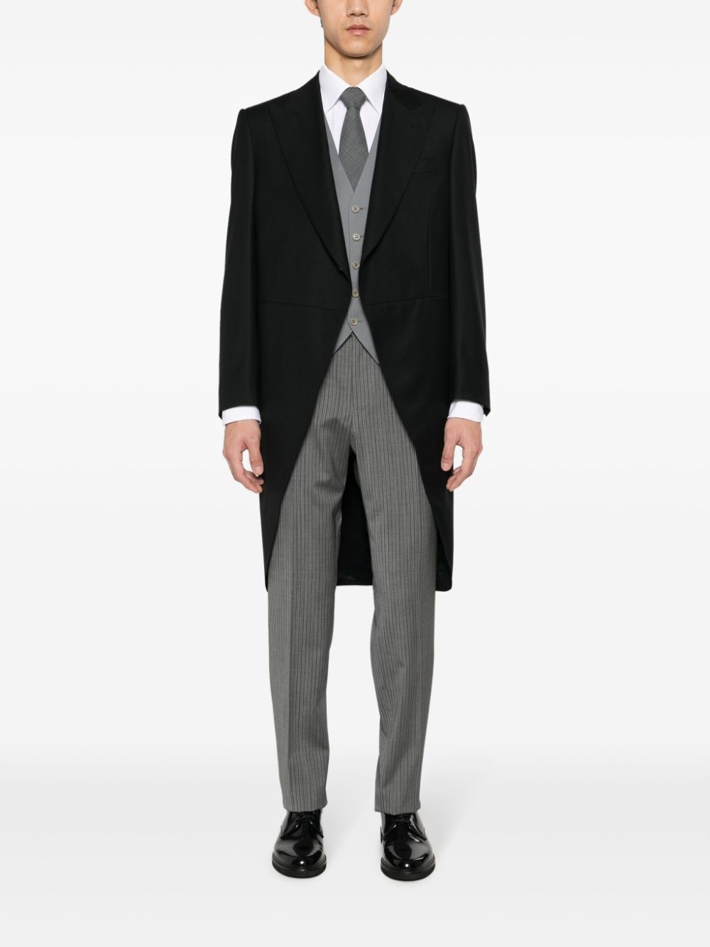 single-breasted wool suit - 2