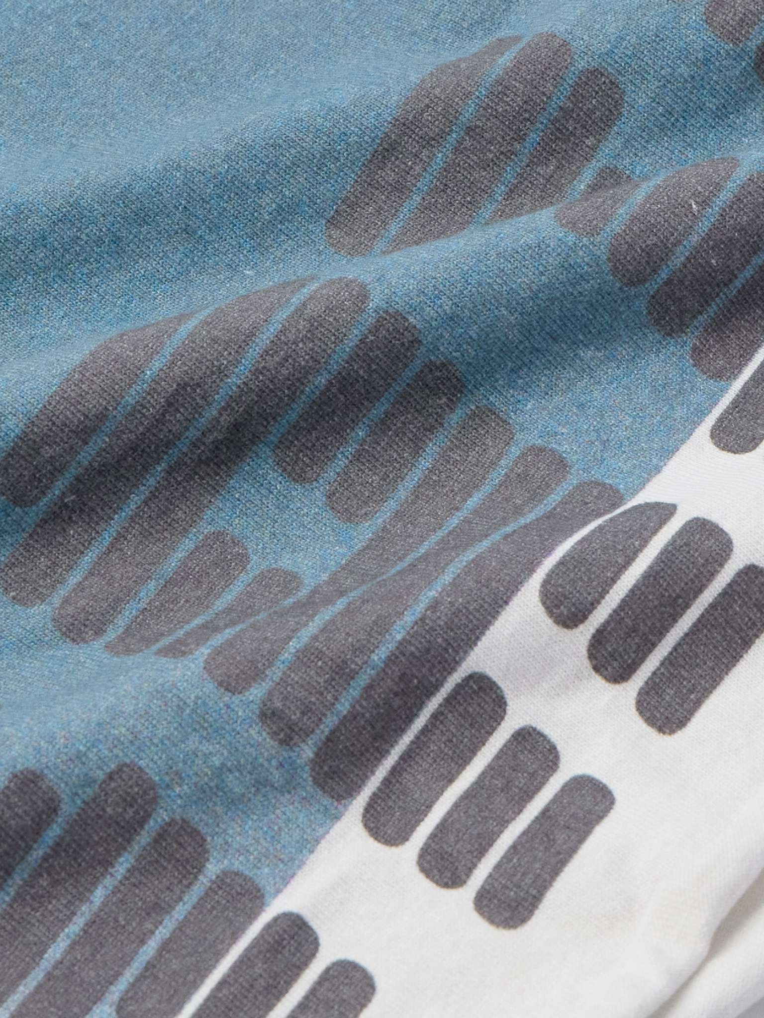 Logo-Print Distressed Cotton-Jersey T-Shirt - 4