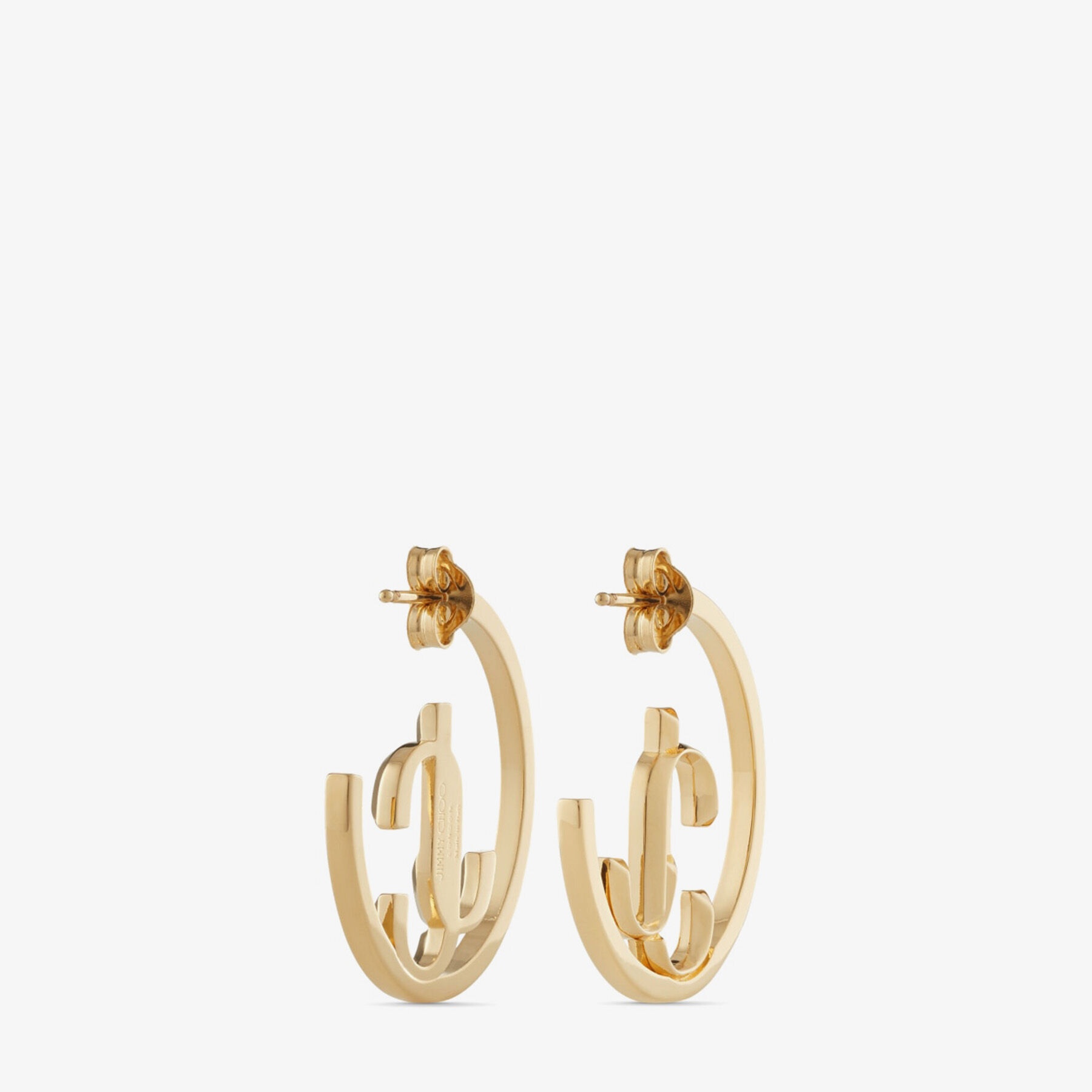 JC Monogram Hoops
Gold-Finish Metal JC Monogram Hoops - 6