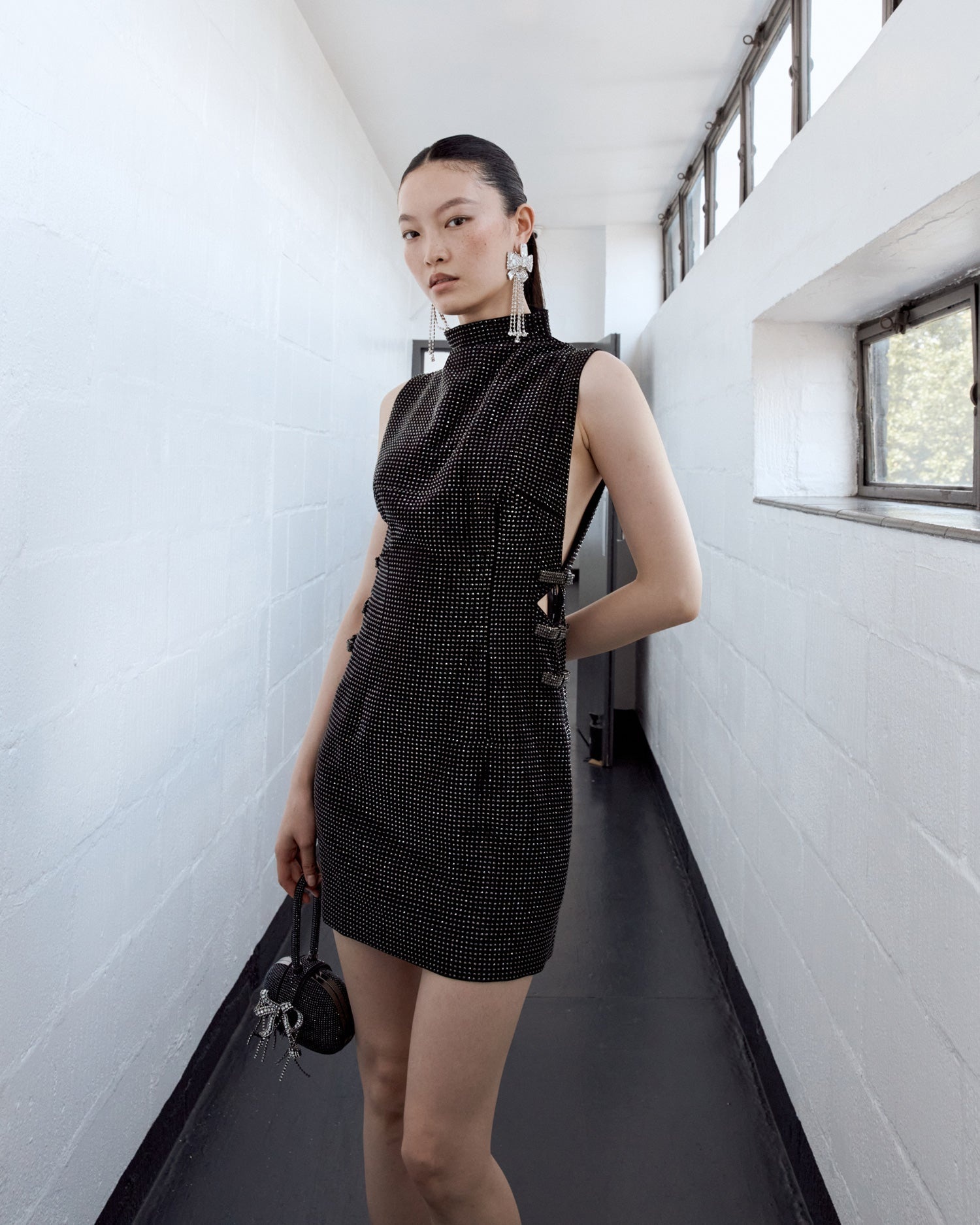 【関税&送料込】Self-Portrait Mini Dress With Rhinestones Orange Rhinestone Mini Dress – self-portrait-US