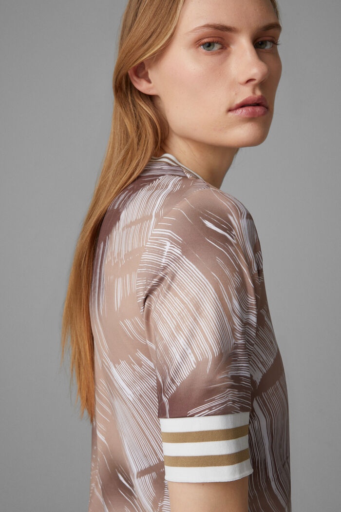 Palene T-shirt in Brown/White - 4