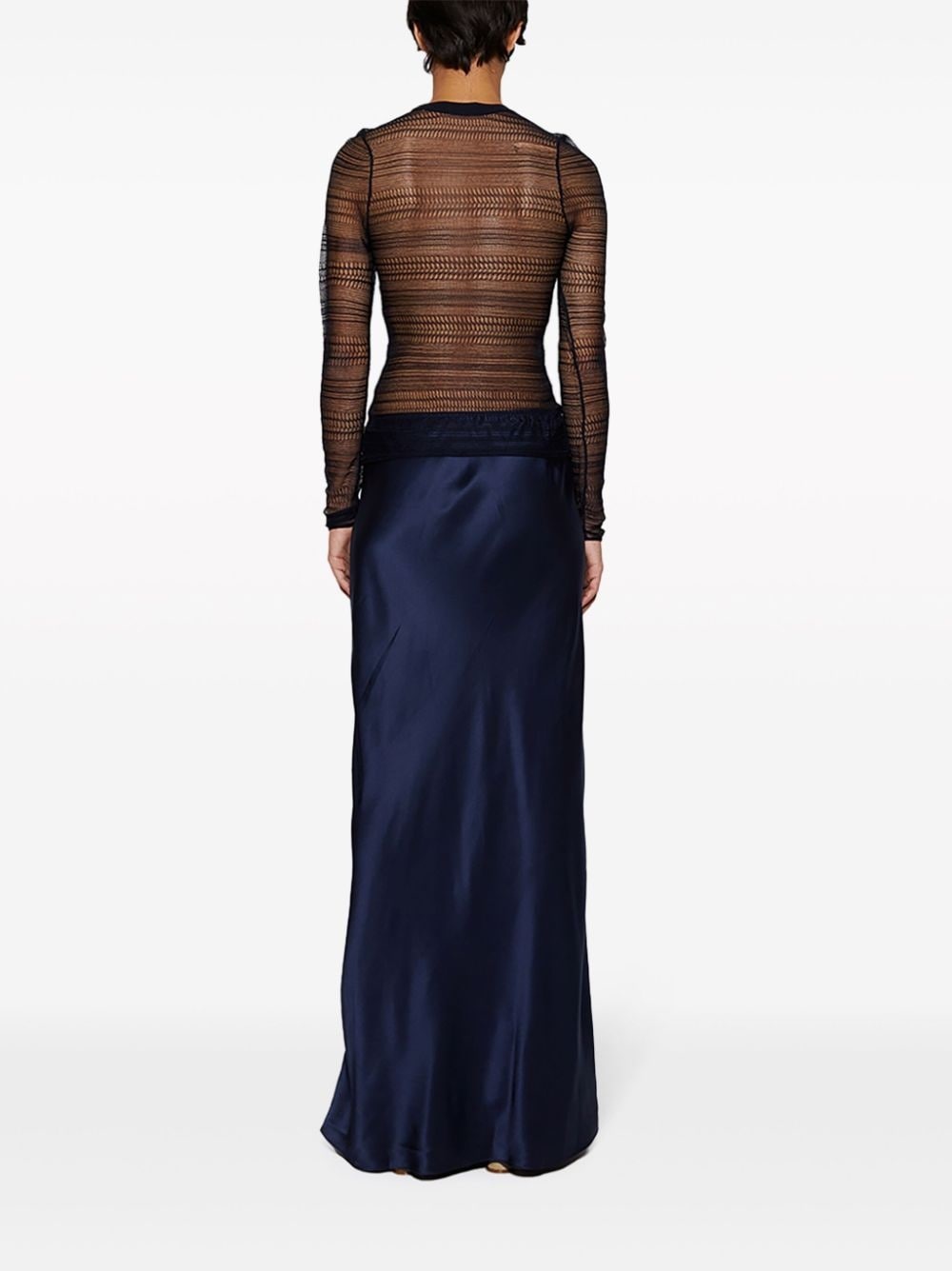 Refraction silk maxi dress - 4