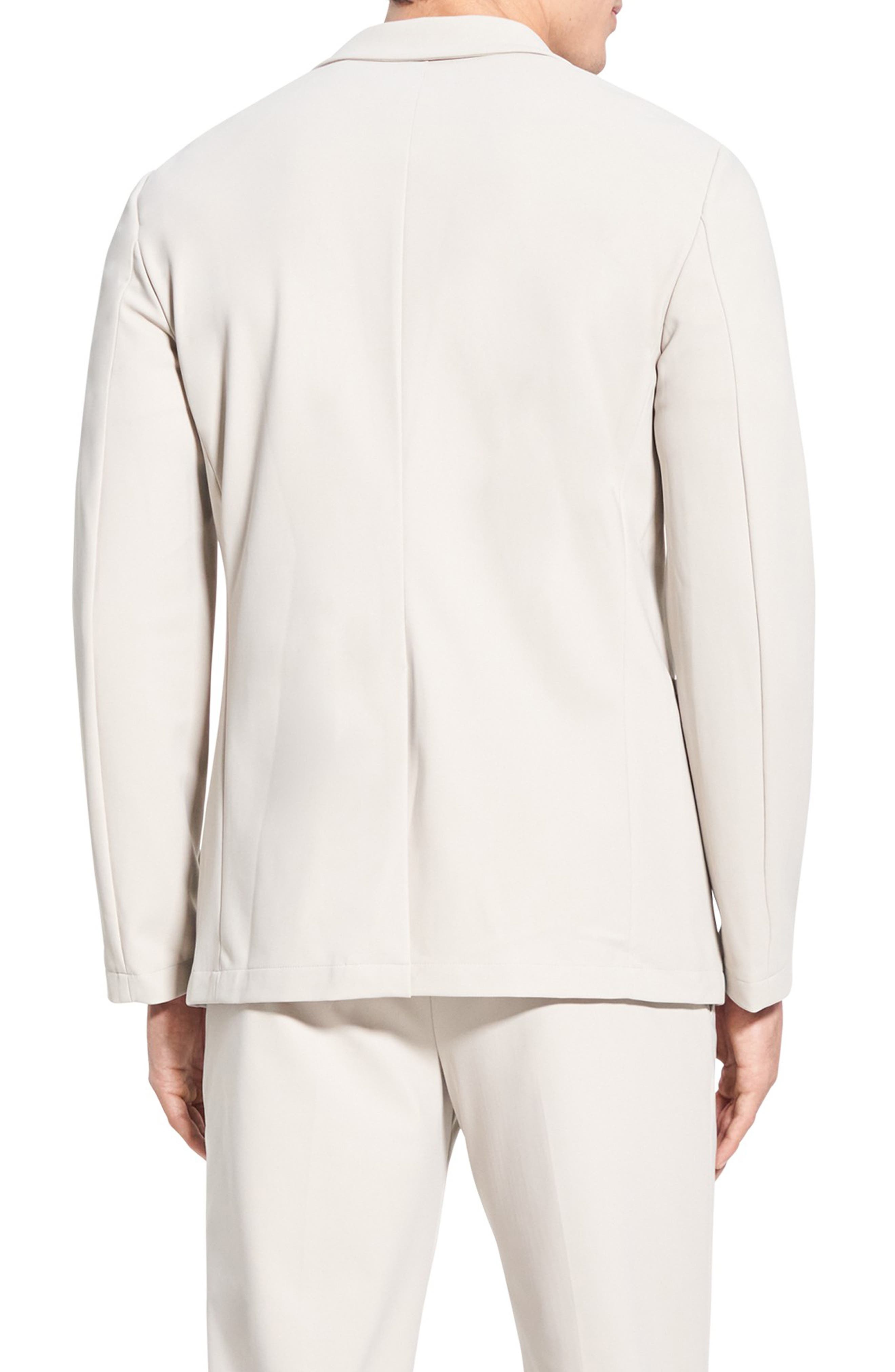 Theory Clinton Precision Ponte Knit Blazer in Putty - 2