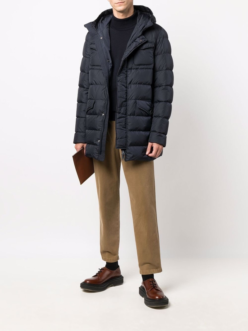 Herno quilted down padded coat outlook