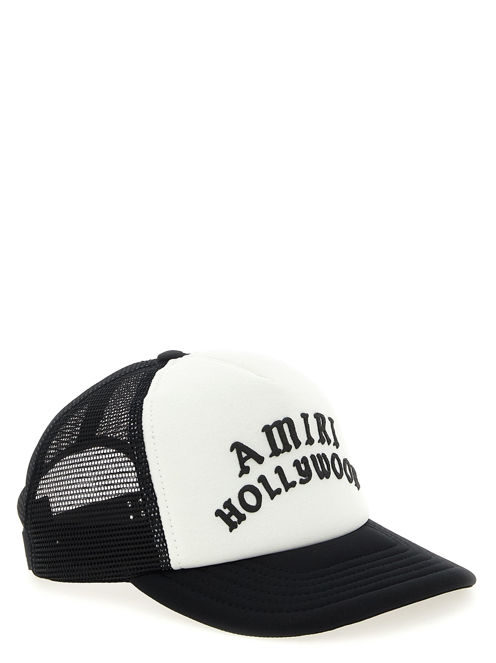 Amiri Hollywood Trucker Hats White/Black - 2