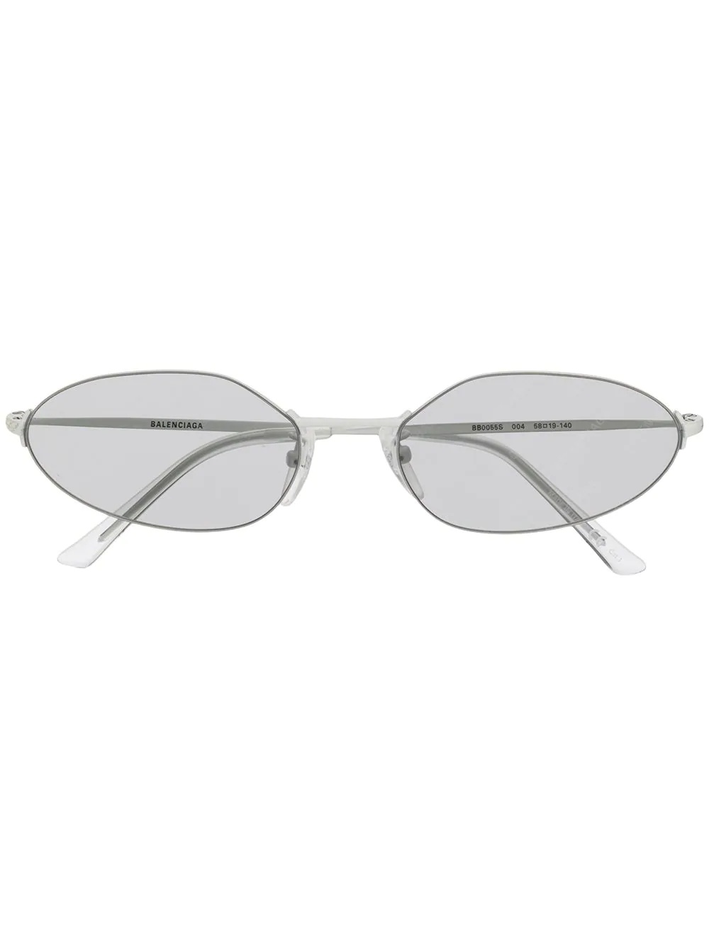 Invisible oval-frame sunglasses - 1