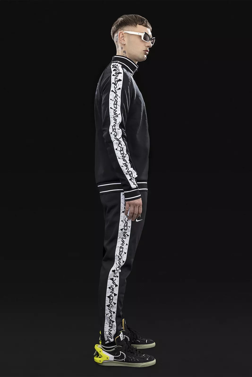 GGG-P1-010 Nike® Acronym® Track Pant Knit BLACK/BLACK - 4