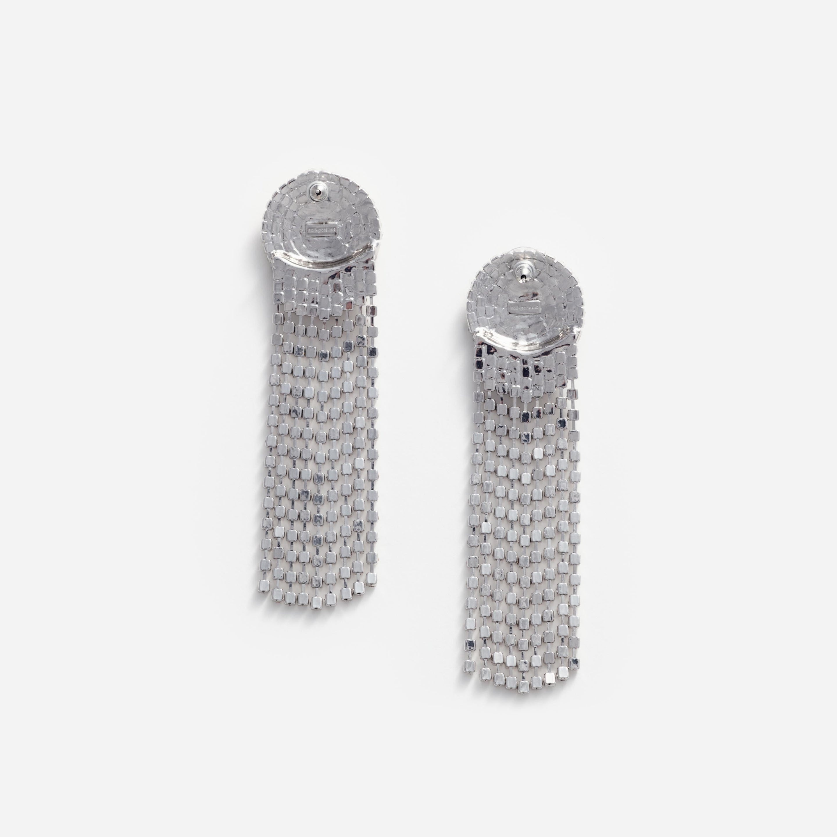 Round Crystal Droplet Earrings - 2