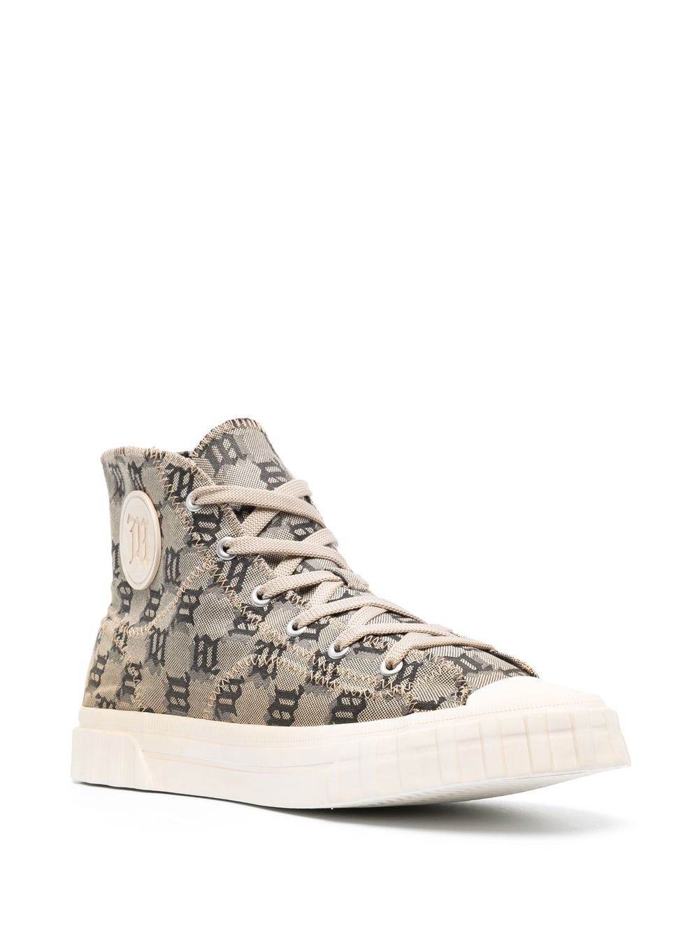 monogram high-top sneakers - 2