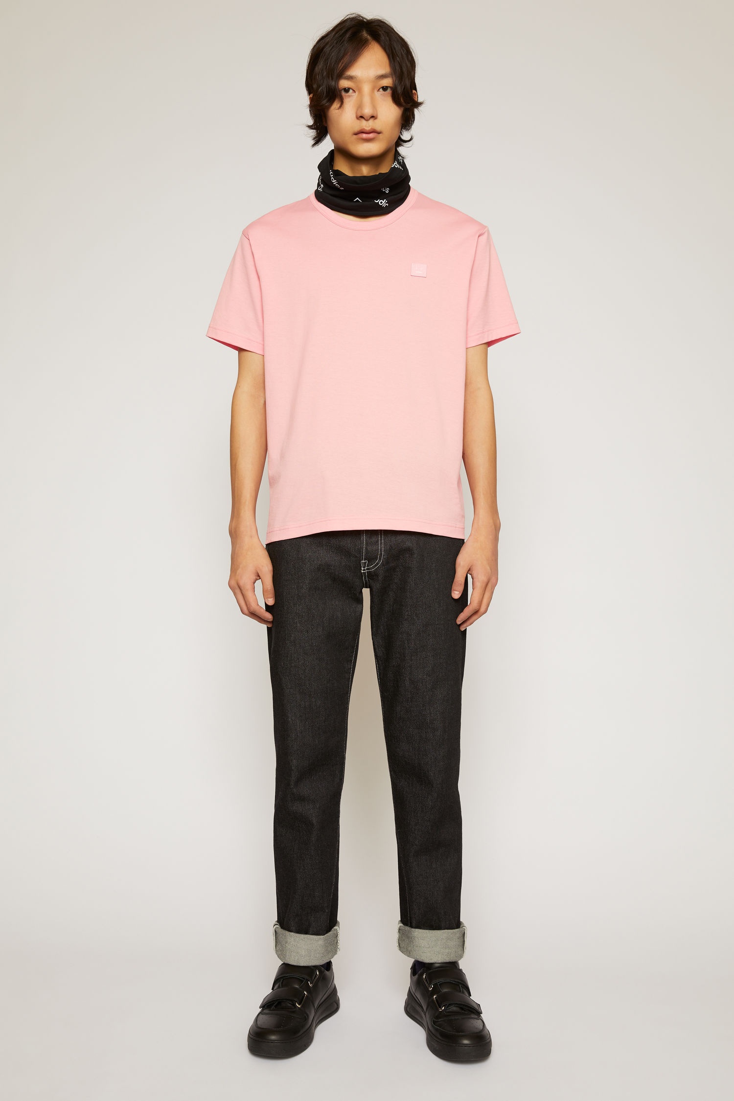 Crew neck t-shirt blush pink - 2