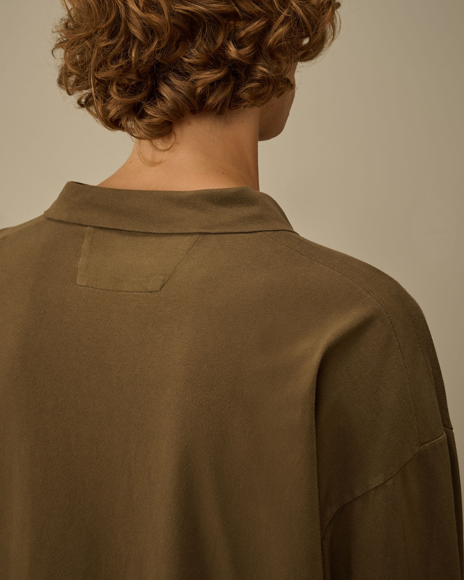 20/1 Jersey Long Sleeve Boxy Polo - 6