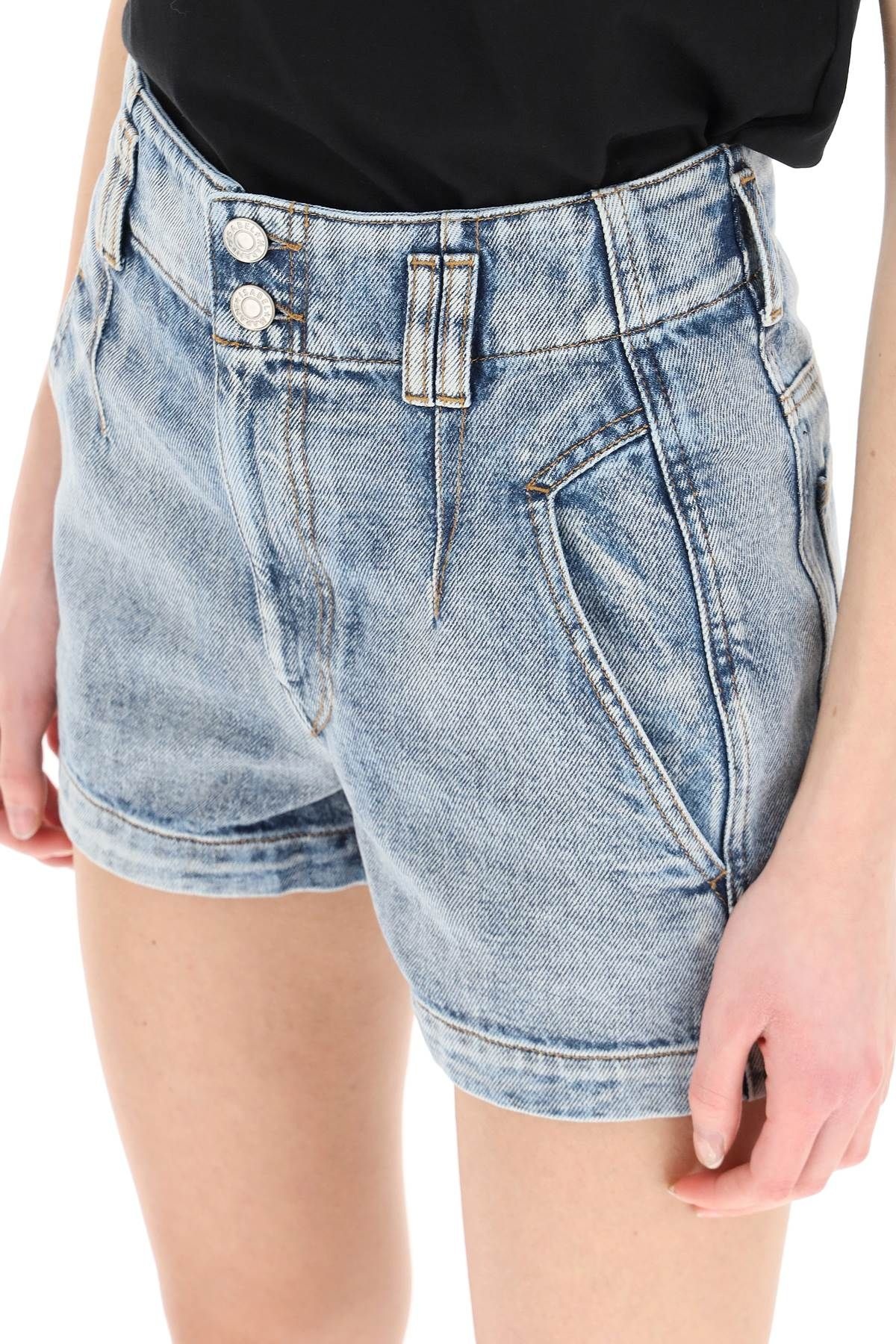 TIHIANA DENIM SHORTS - 5