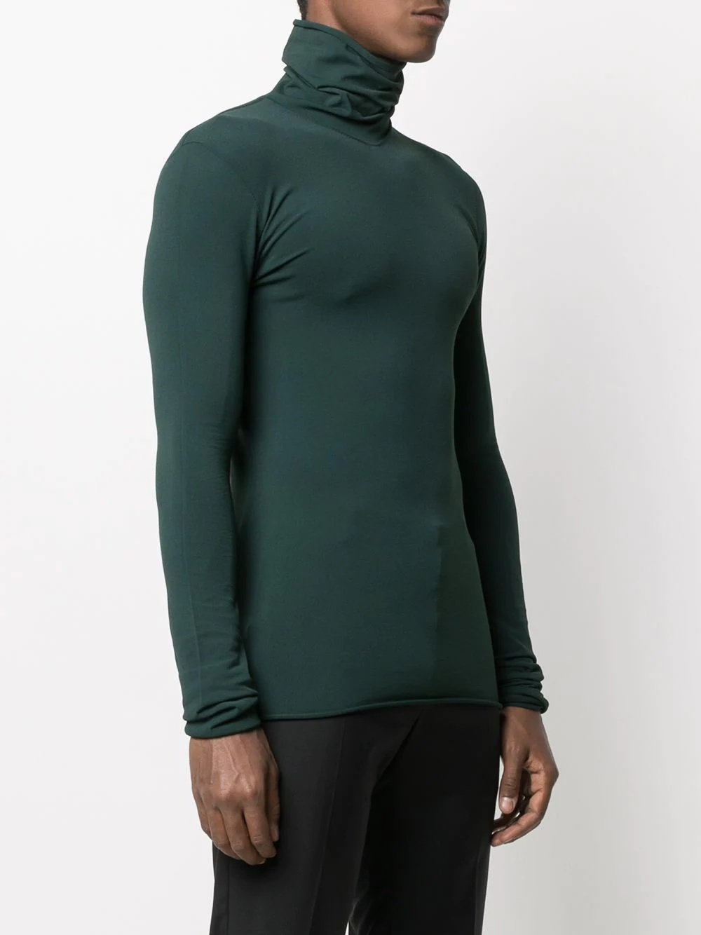 fitted rollneck jumper - 3