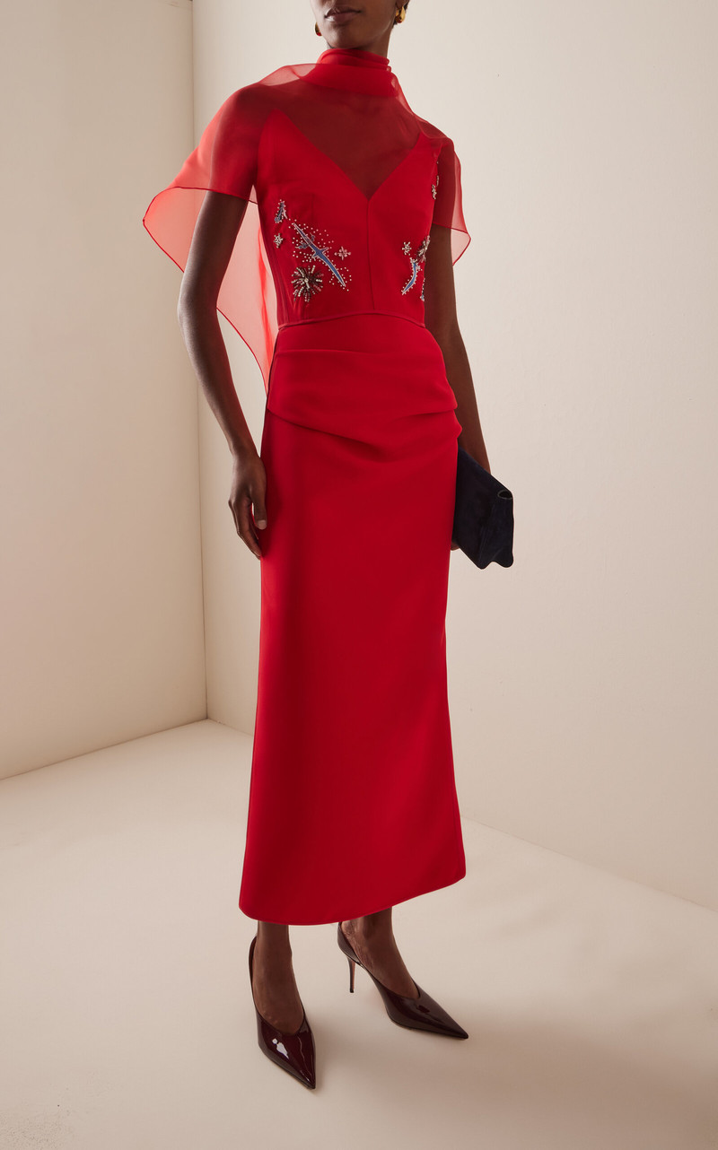 MATICEVSKI Shocking Pencil Skirt red outlook