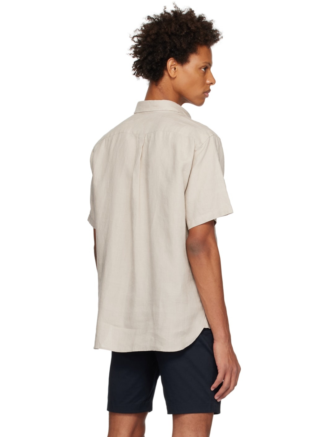 Beige Pocket Shirt - 3
