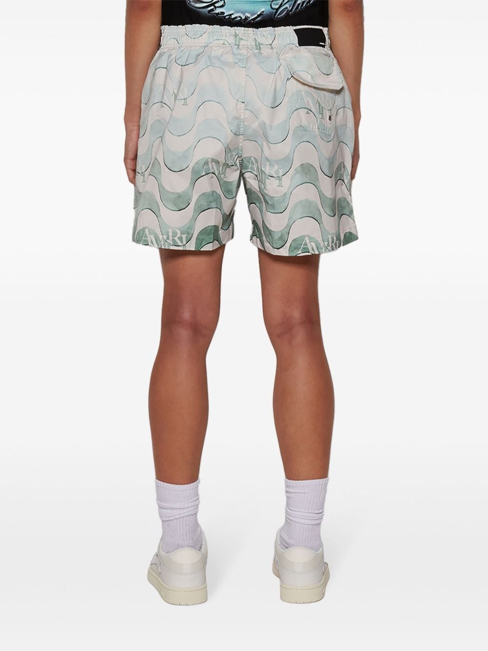 graphic-print swim shorts - 5