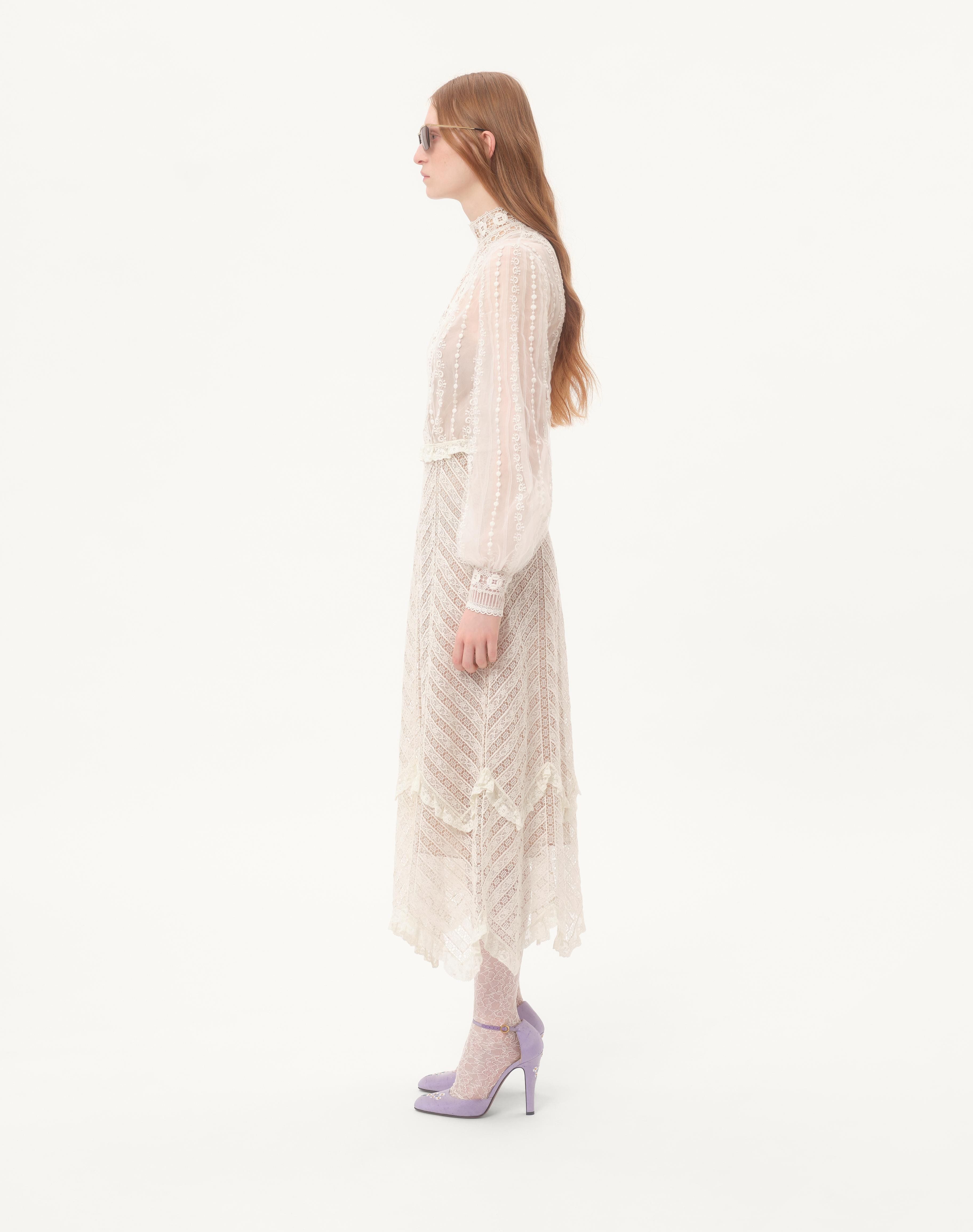 EMBROIDERED MIDI DRESS - 6
