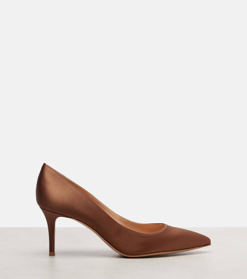 Gianvito 70 crêpe satin pumps 4