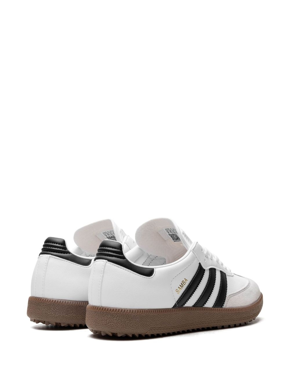 Samba Golf "Cloud White/Core Black/Gum" golf shoes - 3