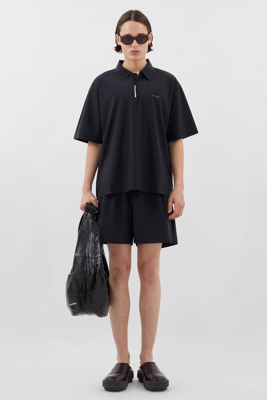 TECH SHORTSLEEVE POLO / black - 3