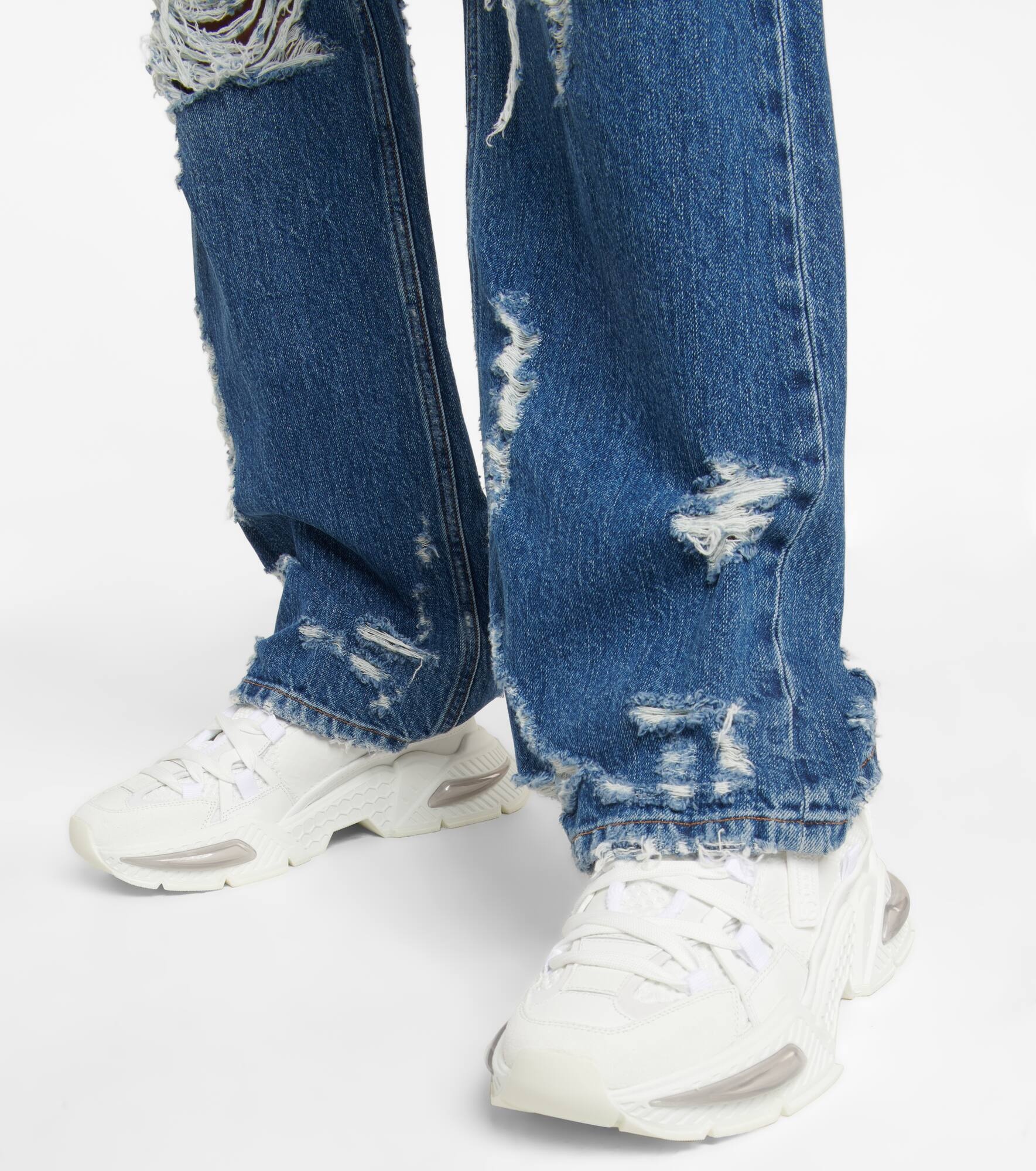 Airmaster suede-trimmed sneakers - 4