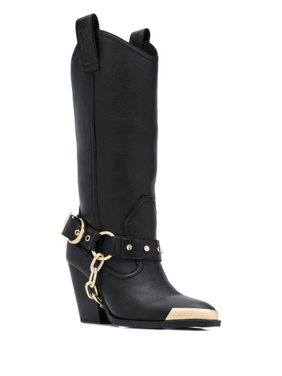 VERSACE JEANS COUTURE toe-tipped boots outlook