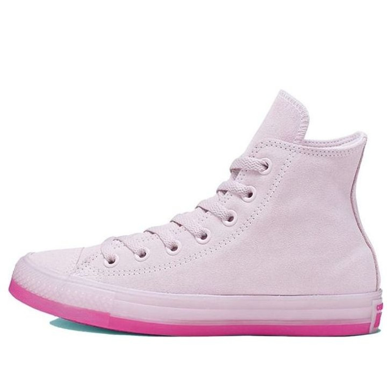Converse Interstellar Chuck Taylor All Star Jelly Bottom Pink Suede 166139C - 1