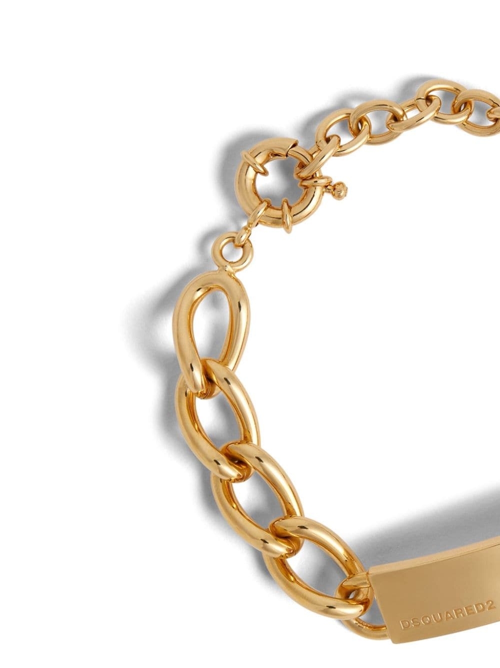 heart-pendant chain-link bracelet - 4