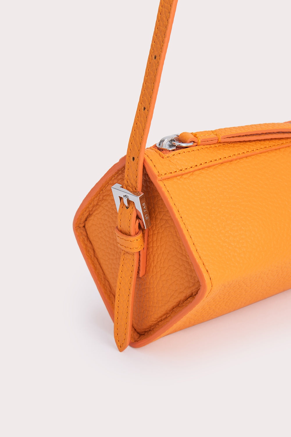 Karo Orange Flat Grain Leather - 5