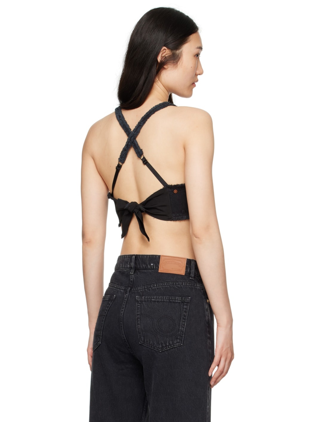 Black Arie Denim Camisole - 3