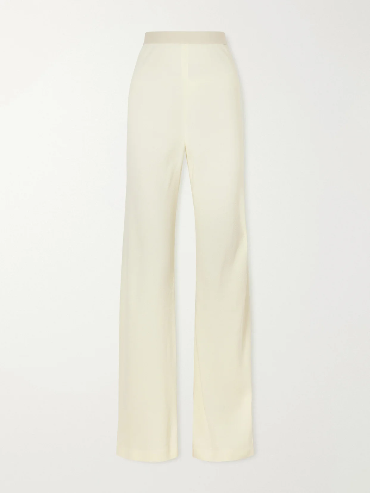 Crepe Straight-leg Pants - 1