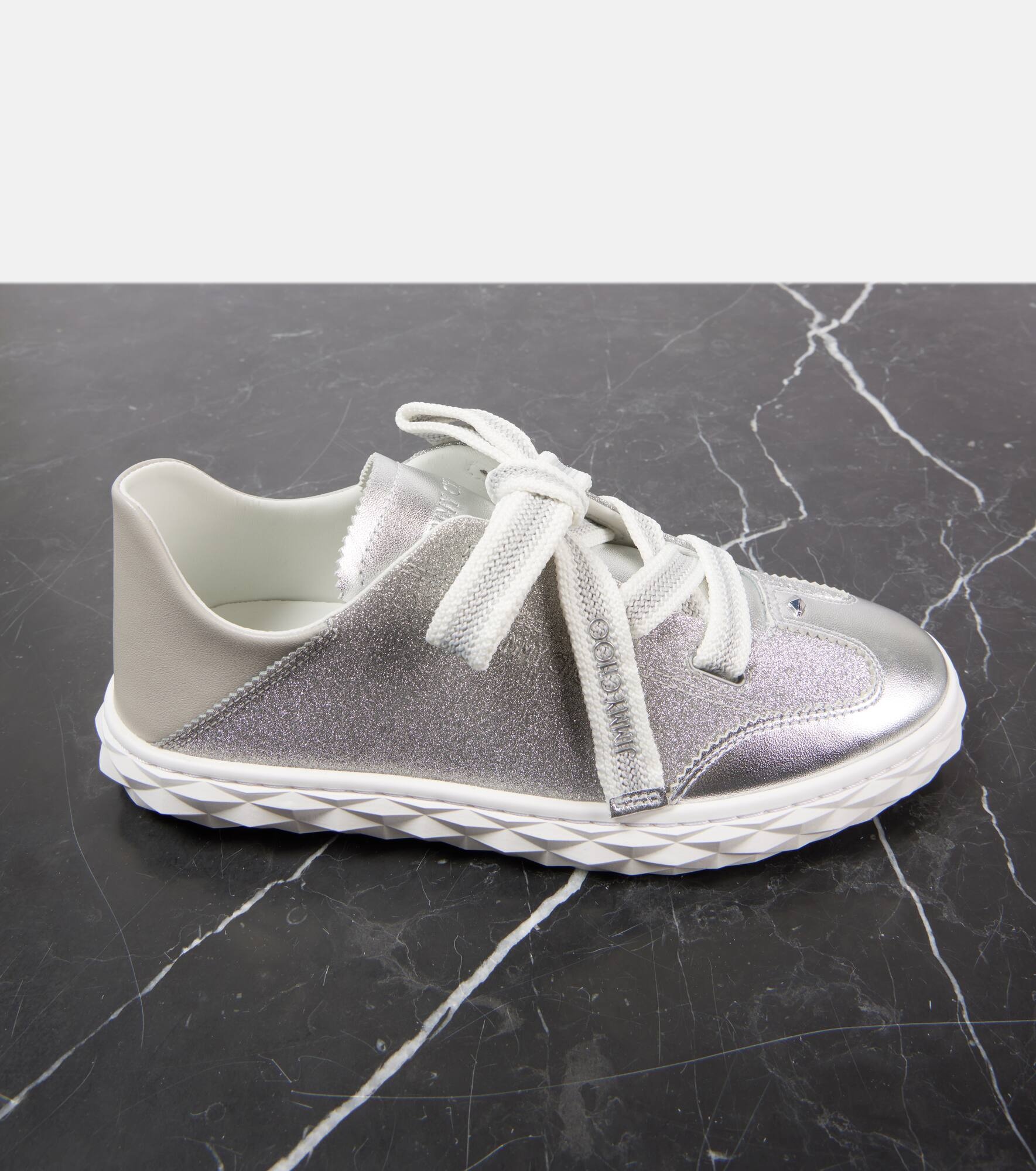 Diamond Light Flex/F leather-trimmed sneakers - 5