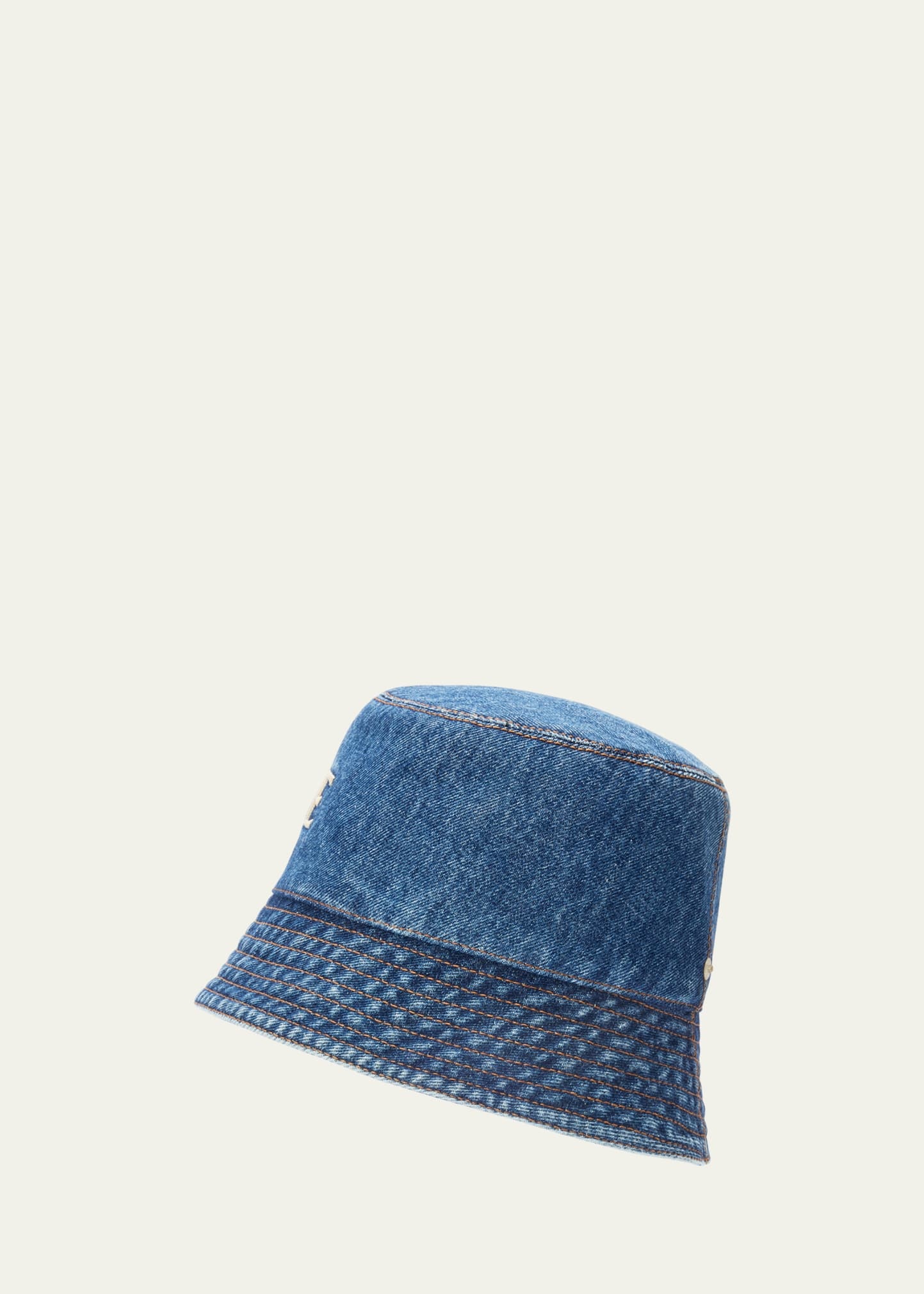 Logo Denim Bucket Hat - 2