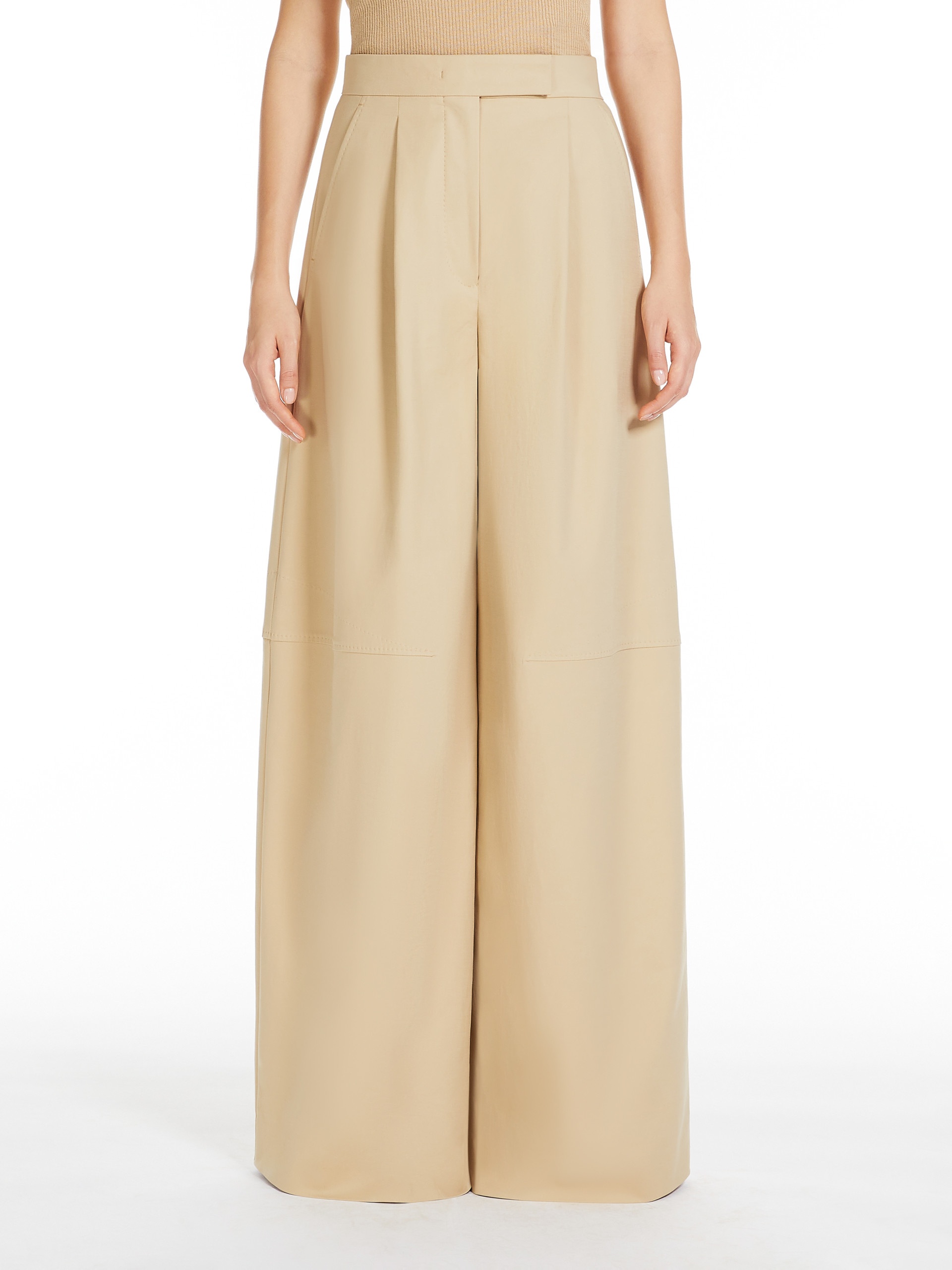 AVORIAZ Oversize stretch cotton trousers - 3