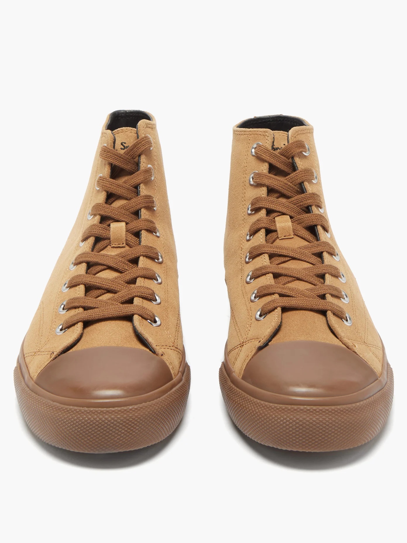 Carver suede high-top trainers - 5