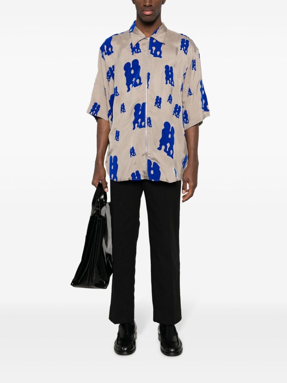 straight-leg tailored trousers - 2