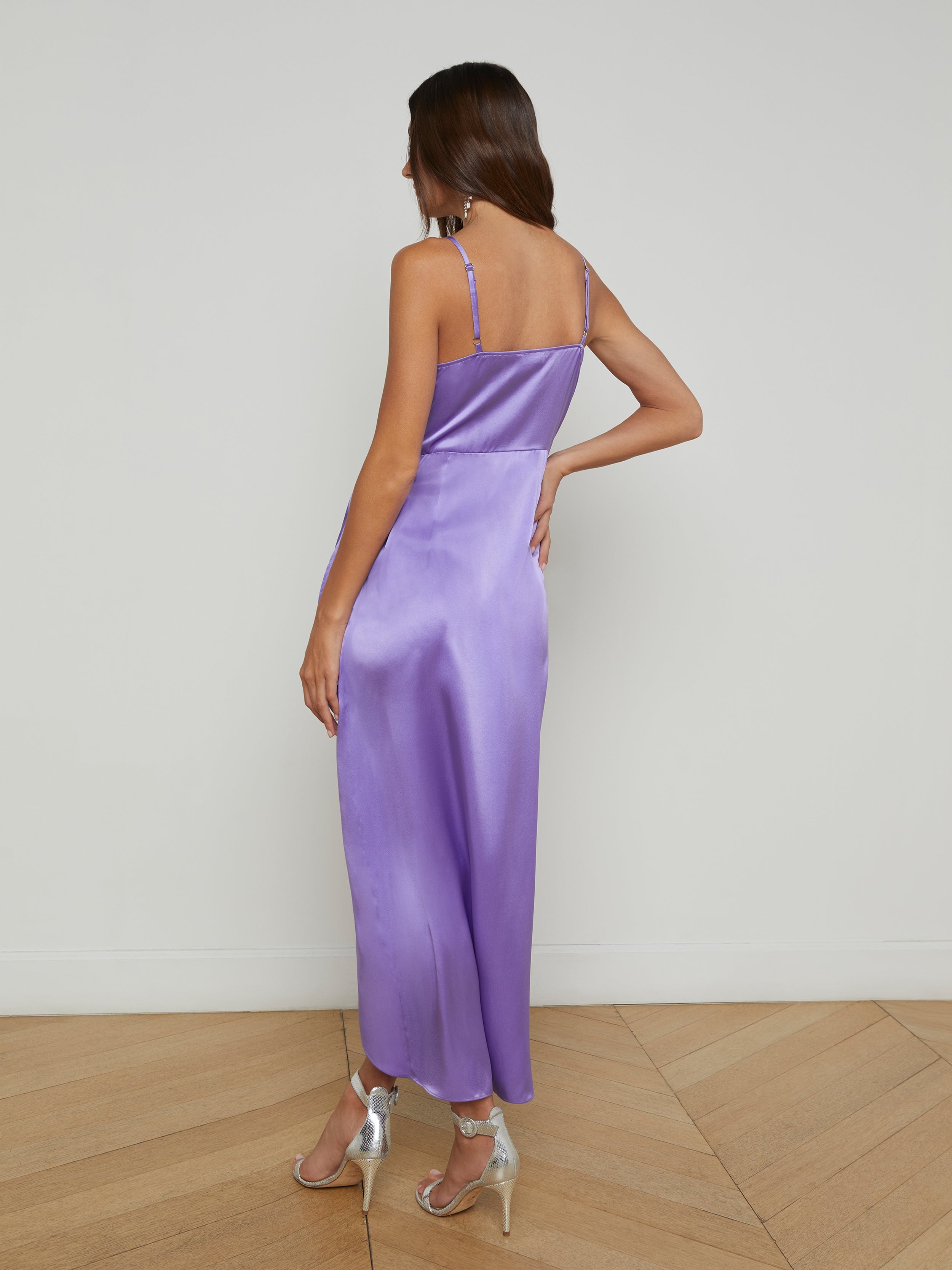Amilia Silk Wrap Dress - 5