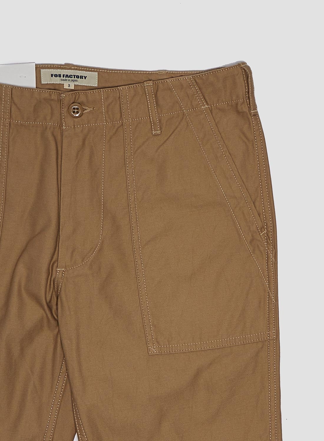 FOB Factory Baker Pants Khaki - 3