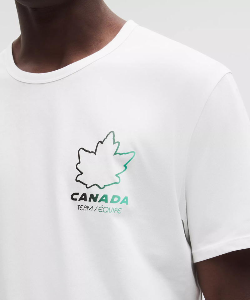 Team Canada Men's Cotton Jersey Graphic T-Shirt *COC Logo 5