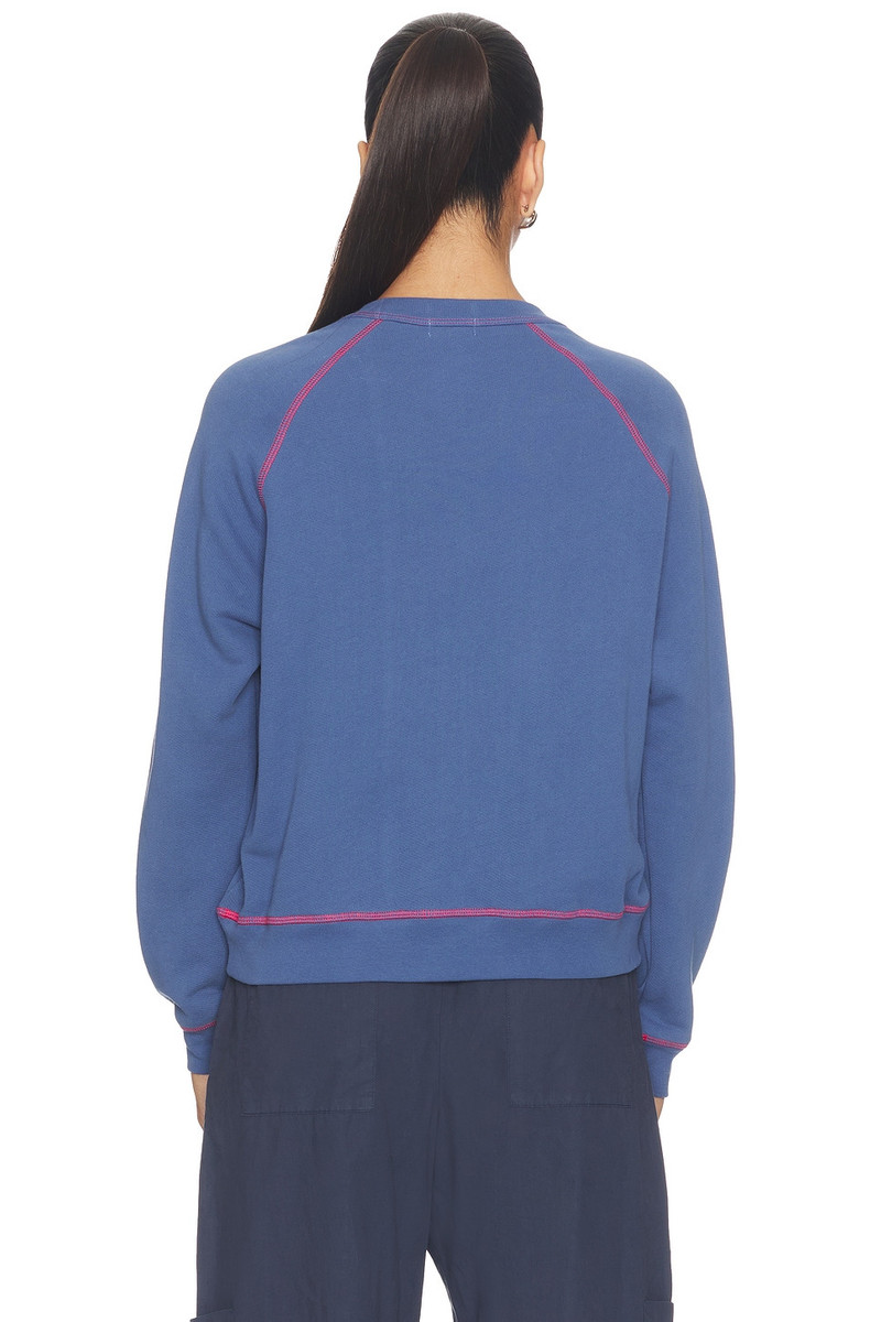 DONNI. The Eco-terry Contrast Stitch Sweatshirt outlook