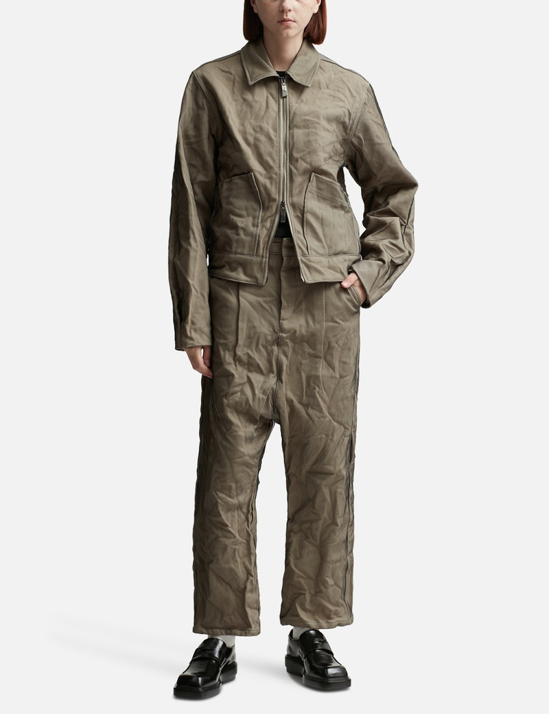 ADER error PRODUCT. 25 SEMI-OVERSIZED LAYERED WRINKLED JACKET outlook