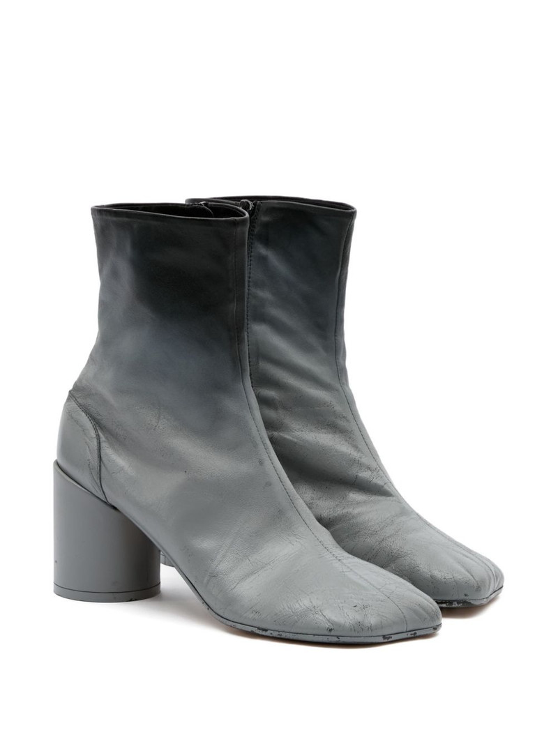 MM6 Maison Margiela leather ankle boots outlook