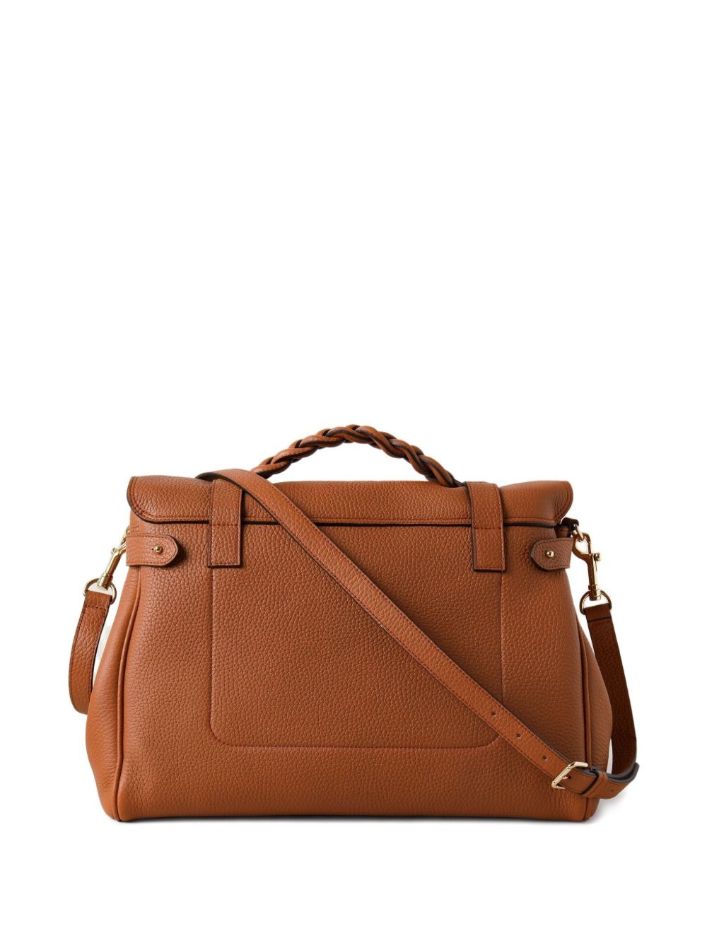 large Alexa braided-handle satchel bag - 2