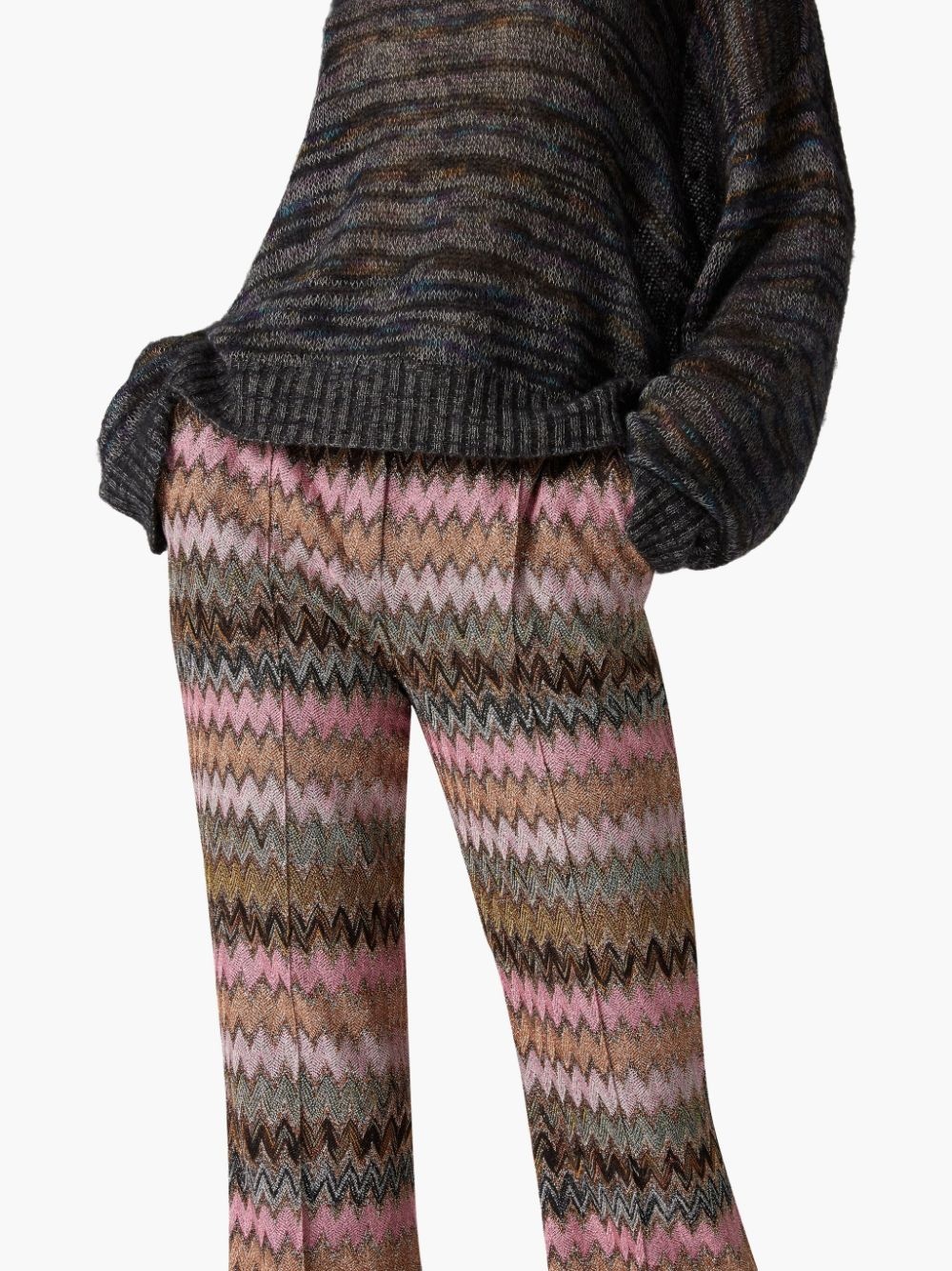 Metallic finish trousers - 4