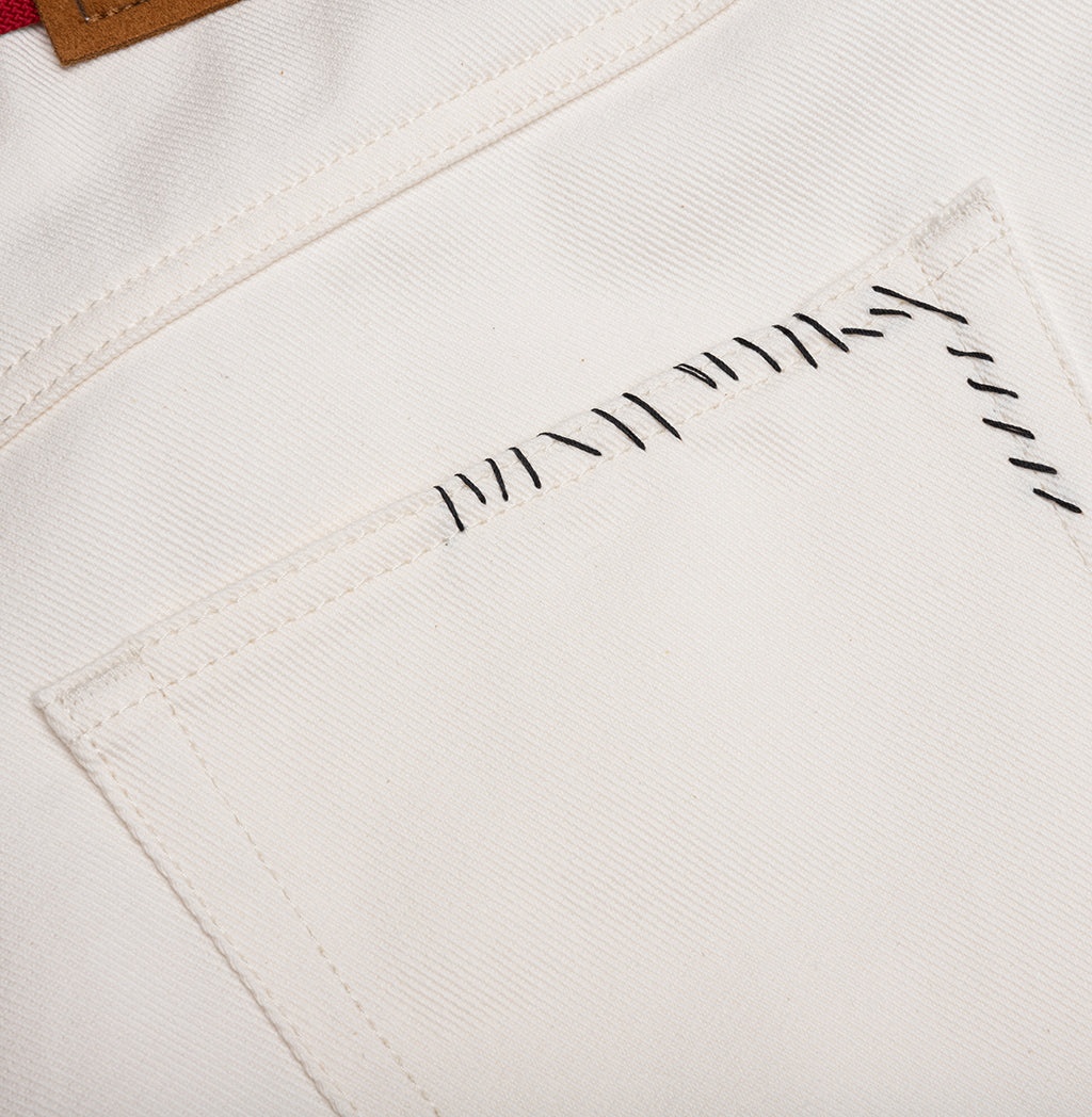 DRAWSTRING TROUSERS - LILY WHITE - 7
