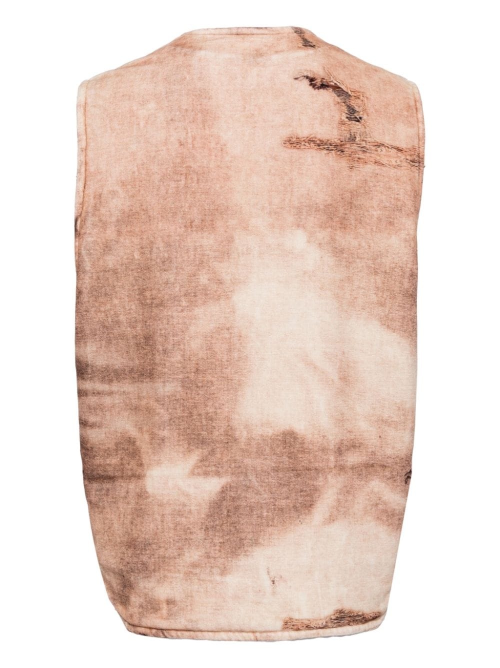 trompe-l'oeil-print workwear vest - 2