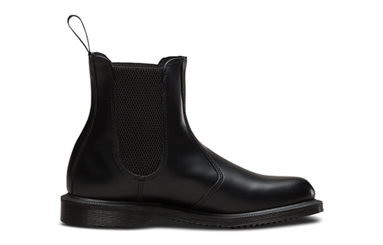(WMNS) Dr.Martens Flora Smooth Leather Chelsea Boots 'Black' 14649001 - 2
