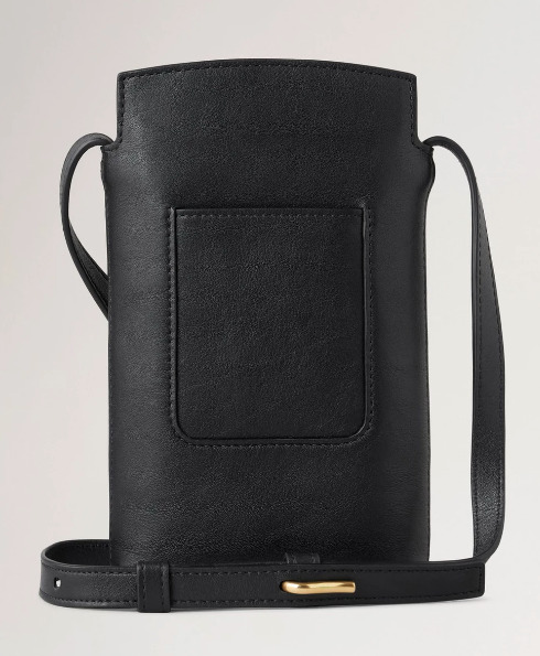 Clovelly Phone Pouch Black Refined Flat Calf - 2